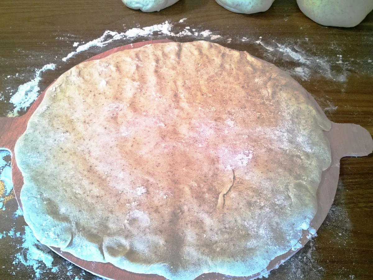 Pizzablech, Pizzaschieber als Vorlage verwenden